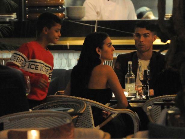 Cristiano Ronaldo Georgina Rodriguez and Cristiano Ronaldo Jr