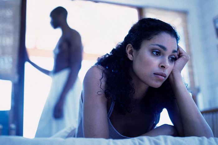 Sexually frustrated woman moping [Credit: Ebony Mag]