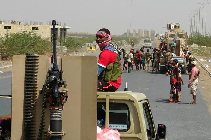 Yemeni pro-government forces have been battling to capture the Red Sea port city of Hodeida from Huthi rebels