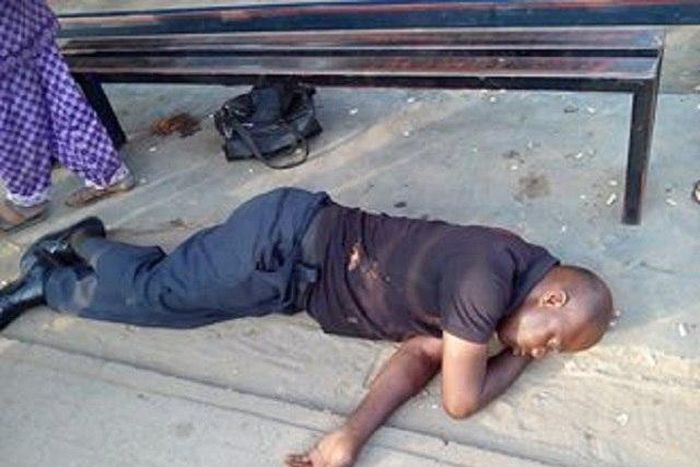 The drunk police officer