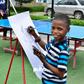 Kareem Waris Olamilekan is 11 years old, not too early to become a new hit in the art of hyperrealism.