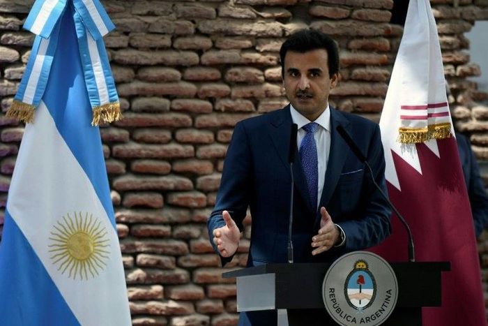 Qatar's Emir Sheikh Tamim bin Hamad Al-Thani's (pictured October 2018) invitation to Riyadh is significant as Qatar as been isolated by a group of countries led by Saudi Arabia since June 2017 in the worst political fallout between the Gulf powers