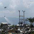 Desperate to stave off disease, authorities last week dropped disinfectant from helicopters on the worst-hit parts of Palu