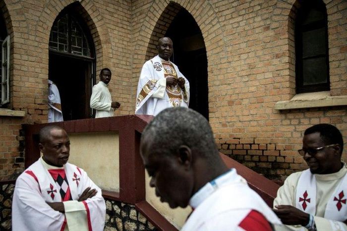 Catholic priests preparing to celebrate Independence Day martyrs last January in a country where most profess various forms of Christian faith and where the church exercises strong influence