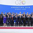 Participants in the G20 Leaders' Summit in Buenos Aires pose for the family photo on November 30, 2018