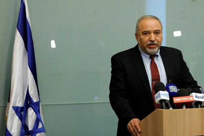 Defence Minister Avigdor Lieberman plunges the Israeli government into turmoil by announcing he is resigning over a ceasefire deal with Palestinian militants in Gaza that he describes as "capitulating to terror"
