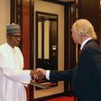 President Buhari and Norway Ambassador to Nigeria Jens-Petter Kjemprud, hold breakfast meeting