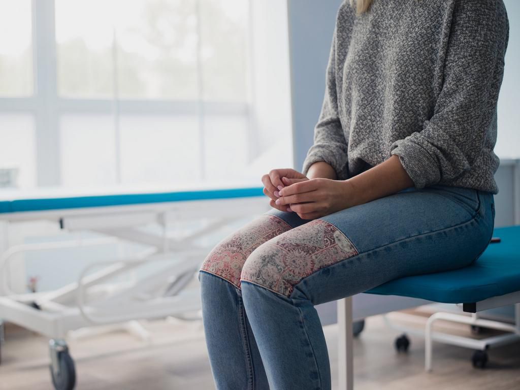 woman waiting for doctor