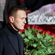 Russian opposition leader Alexei Navalny pays his last respects to human rights icon Lyudmila Alexeyeva, a Soviet-era dissident who died at the age of 91