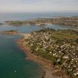 The resort town of Saint-Briac-sur-Mer in western France, along Brittany's famed Emerald coast on the Atlantic Ocean