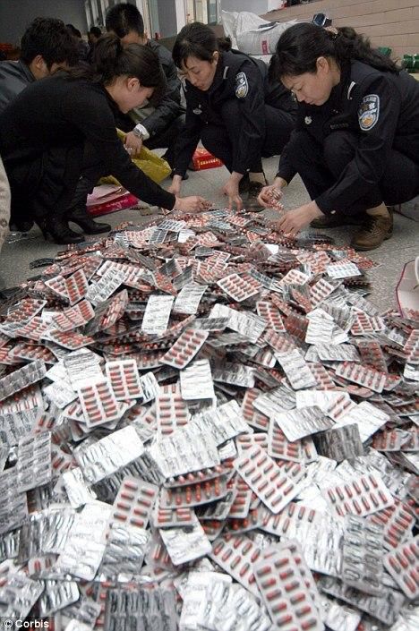 The Korean Customs Service reportedly confirmed the seizure of Chinese drugs made with human flesh.