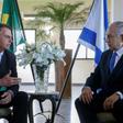Israel's Prime Minister Benjamin Netanyahu (right) is in Brazil for talks with far-right president-elect Jair Bolsonaro, who is to be sworn-in in a ceremony in Brasilia on January 1, 2019