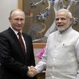 Russian President Vladimir Putin is expected to tie up arms deals worth billions of dollars with Indian Prime Minister Narendra Modi