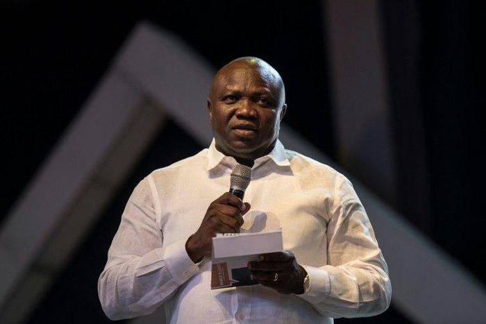 Despite a second term being almost assured for state governors, Lagosian incumbent Akinwunmi Ambode (pictured May 2017) failed to secure the APC ticket to stand for re-election in March 2019