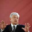 Mexico's Andres Manuel Lopez Obrador at his first news conference as president