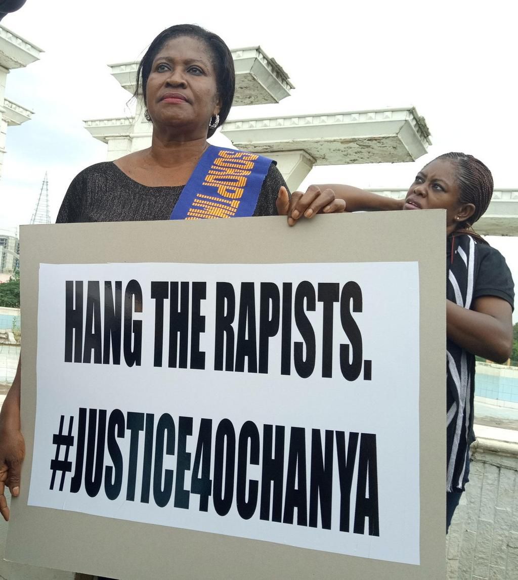 Nigerians demand justice for Ocahnya, 13-year-old girl allegedly raped by her stepfather and his son.