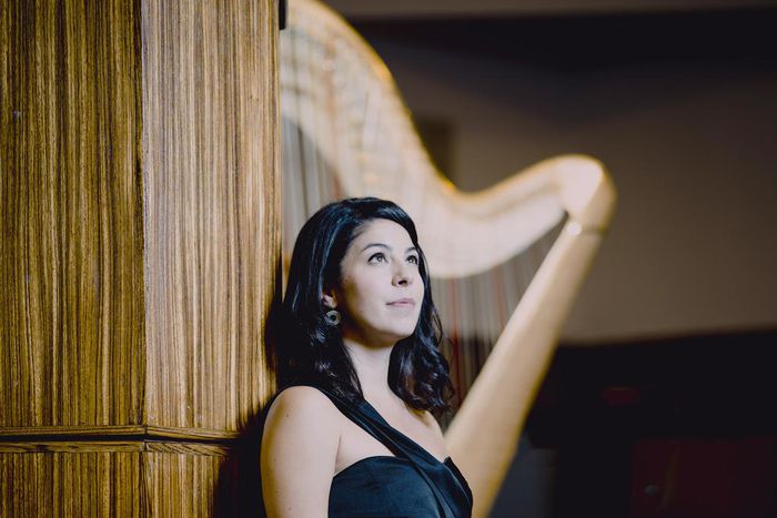 A Harpist Who's in High Demand