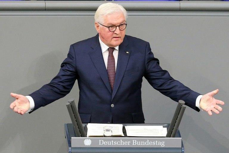 German President Frank-Walter Steinmeier warned against a "new, aggressive nationalism"