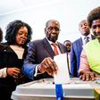 Zimbabwean president Robert Mugabe bowed to pressure and resigned in November 2017. Here he casts his first post-ouster vote, in July 2018