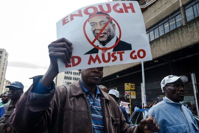 Much of the marchers' anger was focused on Zimbabwe's renewed economic problems, with people struggling to cope with dramatic price rises and severe shortages of essentials like bread, cooking oil and petrol