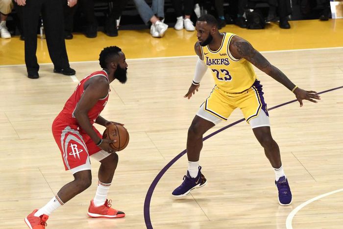 James Harden and Lebron James