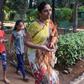 Viju Chavan, shown here with her daughters, gave birth in hospital as two armed gunmen prowled the corridors