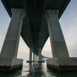 The mega bridge links Hong Kong's Lantau island to Zhuhai and the gambling enclave of Macau