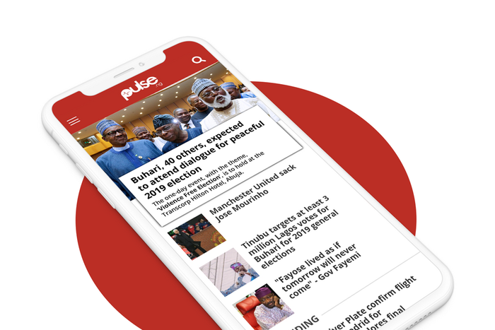 Pulse Website Press Release Design Phone