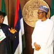 Former President Goodluck Jonathan (left) and President Muhammadu Buhari (right)