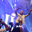 Burna Boy performing at King Coal Live in concert