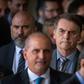 Brazil's president-elect Jair Bolsonaro (center) is an ex-army captain and has appointed seven military personnel to his cabinet