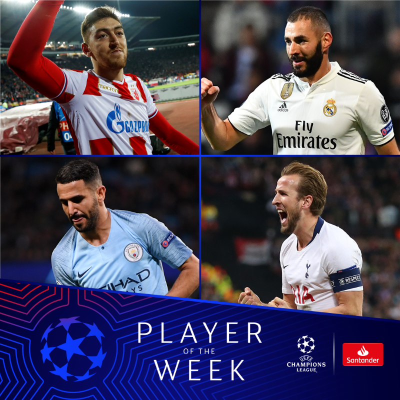 Player of the Week nominees