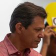 Brazil's presidential candidate for the Workers' Party (PT), Fernando Haddad attends a mass at Our Lady of Aparecida Basilica, Brazil's national patroness, during a campaign rally in Sao Paulo, Brazil, on October 12, 2018.