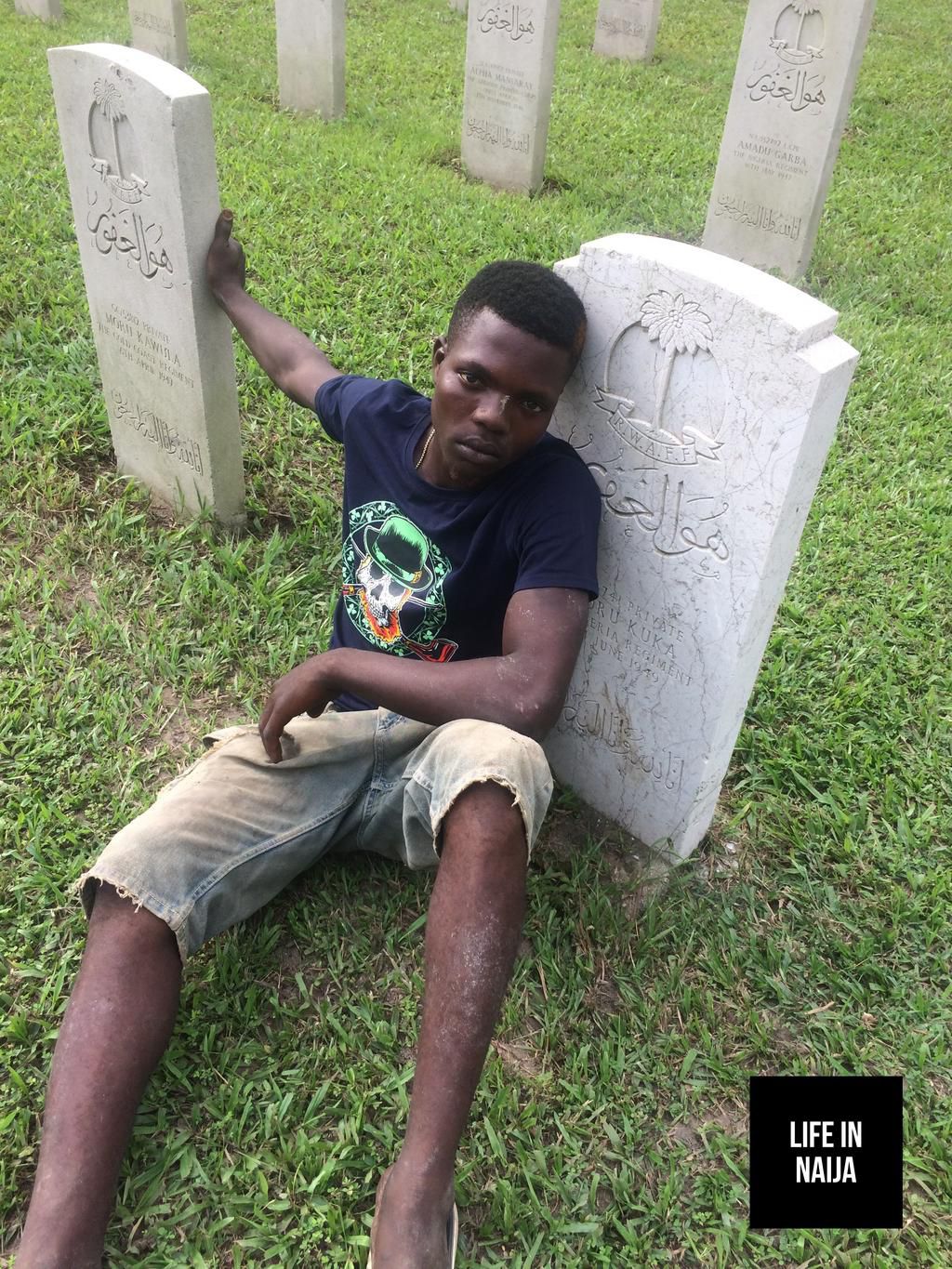 Toheeb plans to stick to the hard work at the cemetery until he finds a better option than digging a home for the dearly departed.