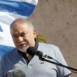 Israeli Defence Minister Avigdor Lieberman, seen here during a visit to the annexed Golan Heights in September 2018, has announced his resignation and called for early elections after a sharp disagreement over a Gaza ceasefire deal