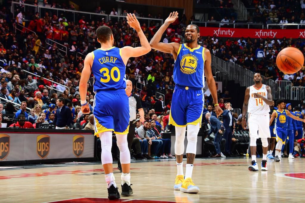 Steph Curry and Kevin Durant
