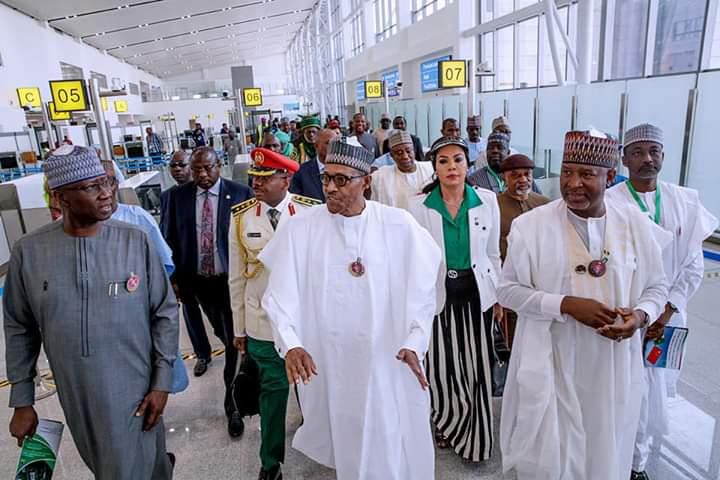 Buhari inaugurates new terminal at Abuja Int'l Airport, says `our promise has been kept’