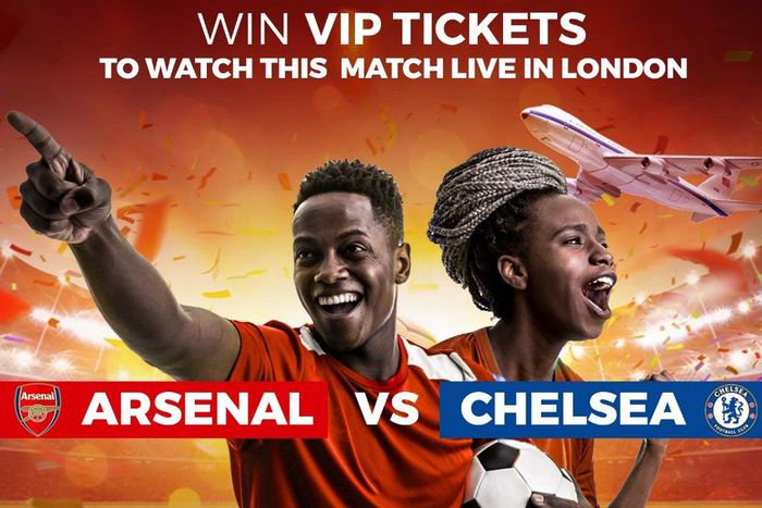 Win the trip of a lifetime and watch the Gunners take on the Blues in London!