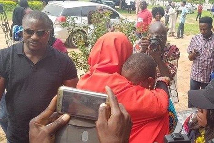 Ezekwesili weeps during protest