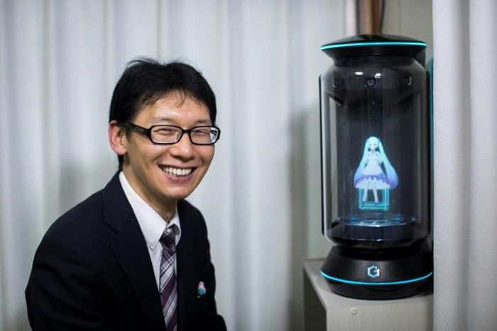 None of Akihiko Kondo's relatives attended his wedding to a hologram of virtual reality singer Hatsune Miku