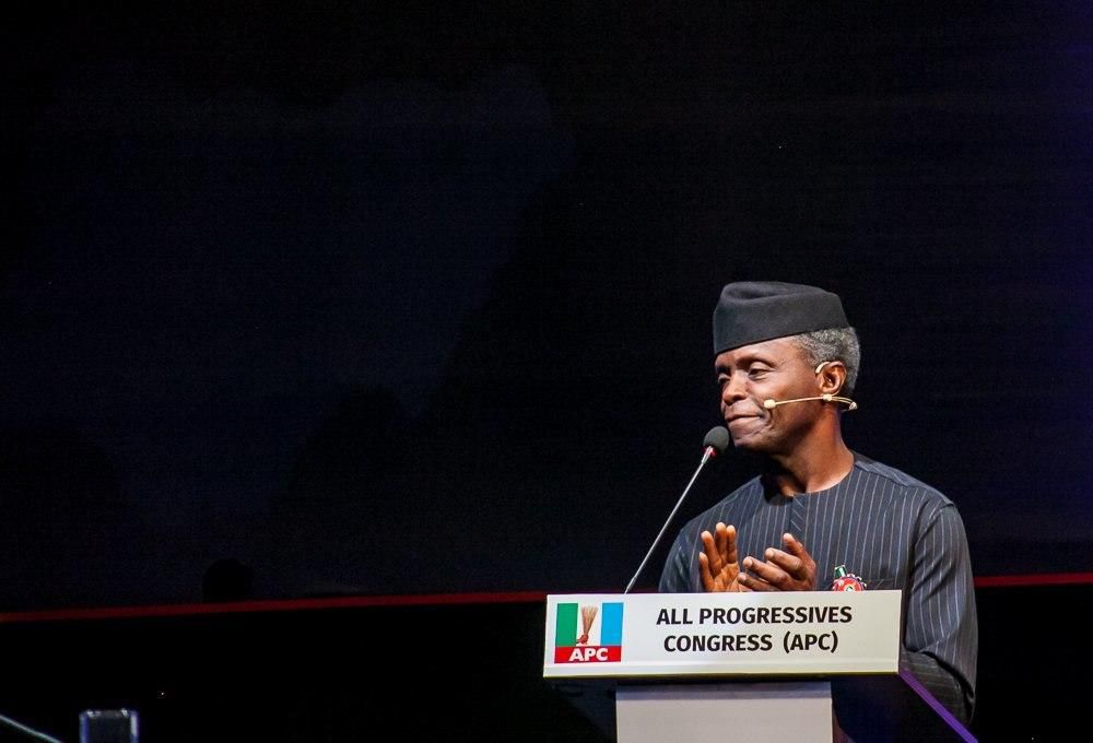 Vice President Yemi Osinbajo during the debate