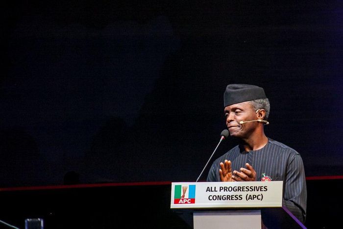 Vice President Yemi Osinbajo during the debate