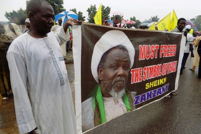 Shiites demand the release of their leader, Ibrahim Zakzaky, who has been in custody since December 2015 despite court orders that he should be freed