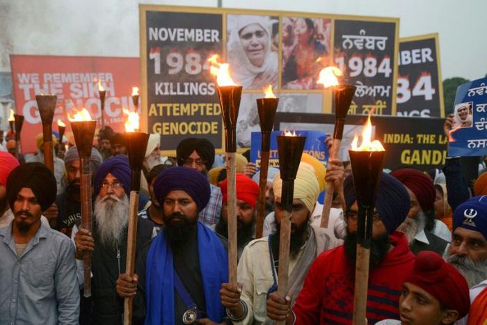 Mass killings of Sikhs were triggered by the death of Indira Gandhi at the hands of her Sikh bodyguards