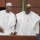 Senate President Bukola Saraki (L) and House Speaker, Yakubu Dogara (R)