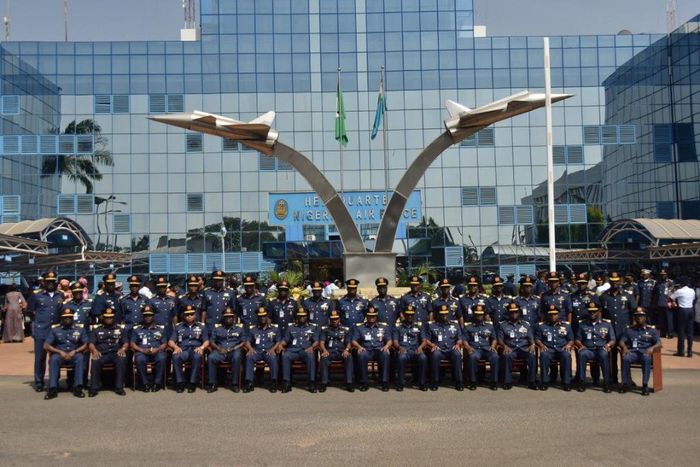 Airforce chief decorates 54 newly promoted officers