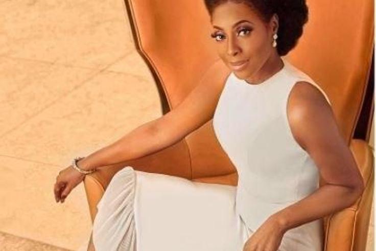 Mo Abudu looking glamorous and beautiful as ever