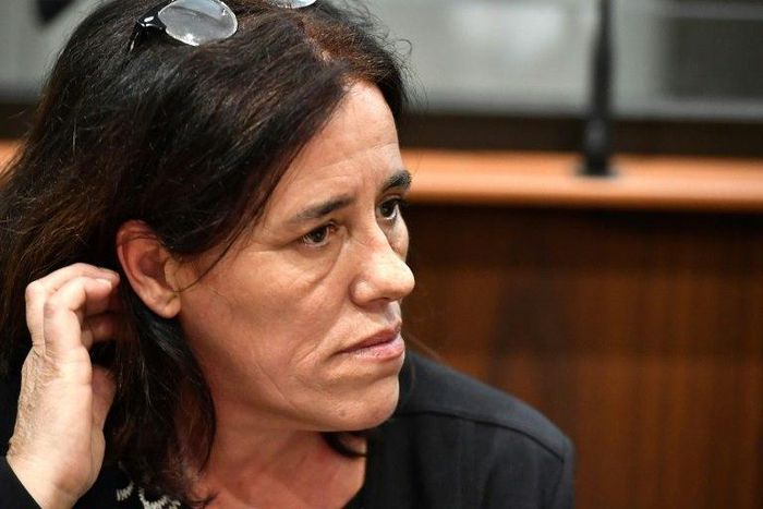 Rosa Maria Da Cruz, the mother of Serena, looks on during her trial, at the Assize Court of Tulle, central France, on November 12, 2018.Serena was found in October 2013 in the trunk of her mother's vehicle by employees of a garage in Terrasson, alleged...