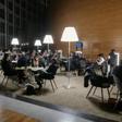 Lawmakers and staff are stranded in the European Parliament which is under lockdown after a shooting at a nearby Christmas market