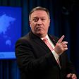 US Secretary of State Mike Pompeo, pictured in Washington on October 23, 2018, said the sanctions were intended to "starve the Iranian regime of the funds it uses to fund violent activity throughout the Middle East and around the world"